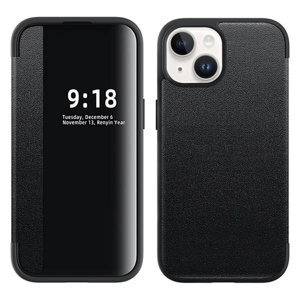 iPhone 13 mini PU-läderfodral med Smart Design Orange