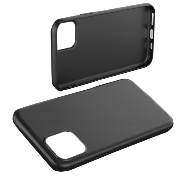 Stilig (Nillkin) silikondeksel - iPhone 11 Pro Max Svart