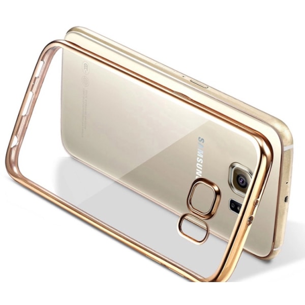 Samsung Galaxy S8 - Stilfuldt silikonecover fra LEMAN Guld