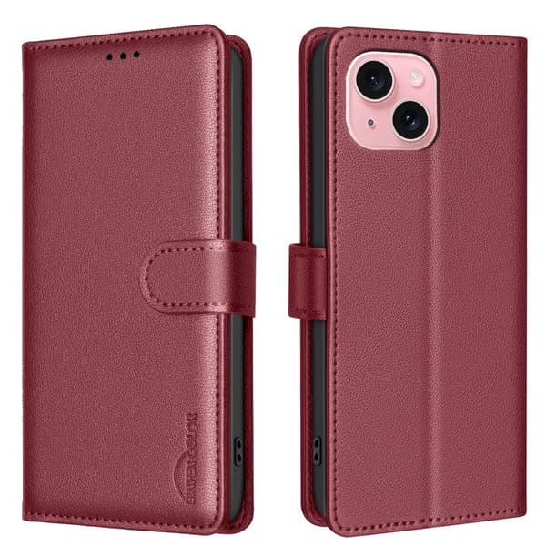 iPhone 13 Plånboksfodral - Stilrent & Praktiskt Lila