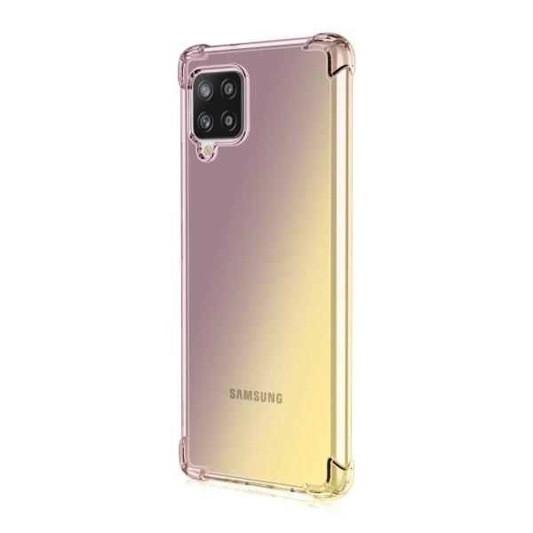 Exklusivt Skyddsskal (FLOVEME) - Samsung Galaxy A12 Svart/Guld