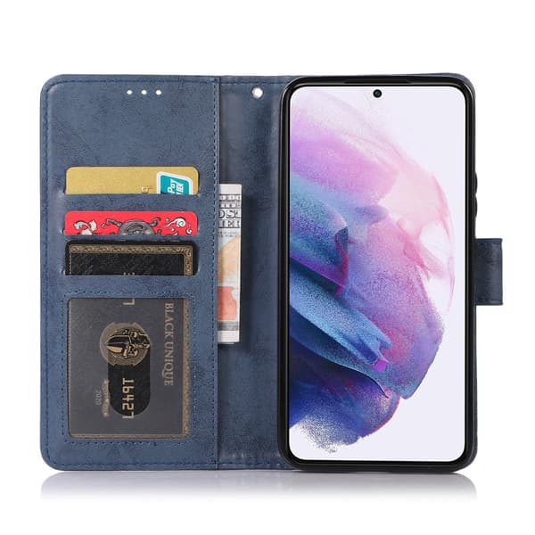 Professionellt Plånboksfodral - Samsung Galaxy S23 Plus Marinblå