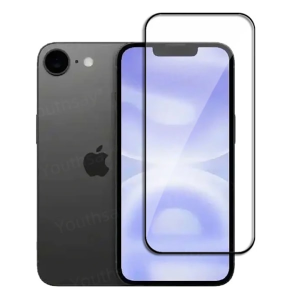 iPhone 16E Skärmskydd 2.5D Svart