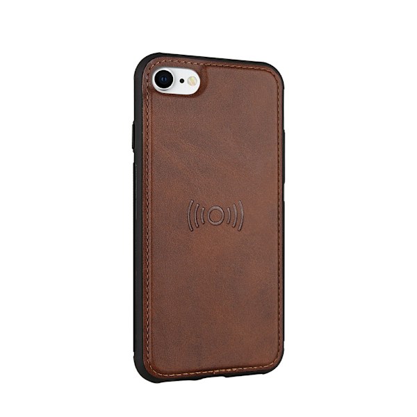 Elegant Plånboksfodral Dubbelfunktion - iPhone 7 Brun