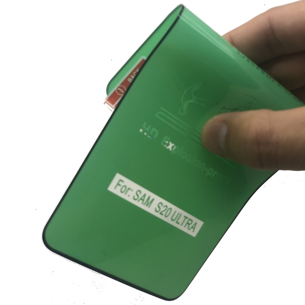 3-PACK Keramiskt Skärmskydd HD 0,3mm Samsung Galaxy S20 Ultra Transparent/Genomskinlig