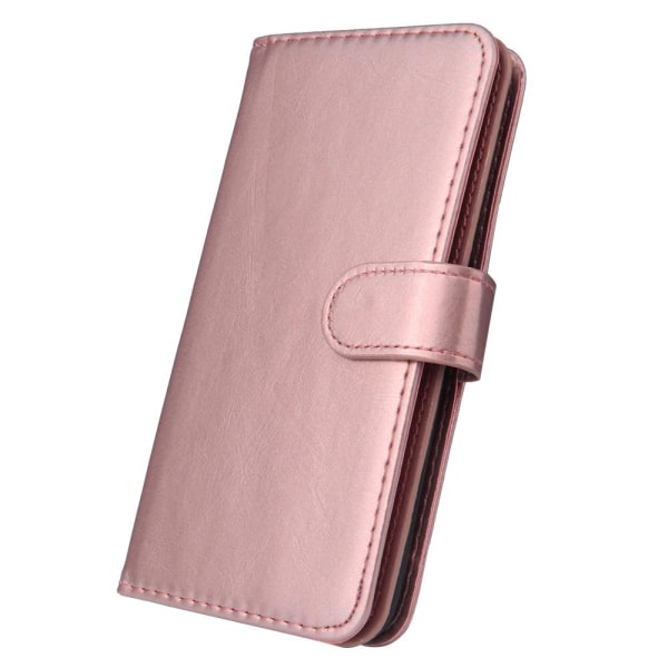 iPhone 11 Pro - Elegant 9-Card Wallet Cover Roséguld