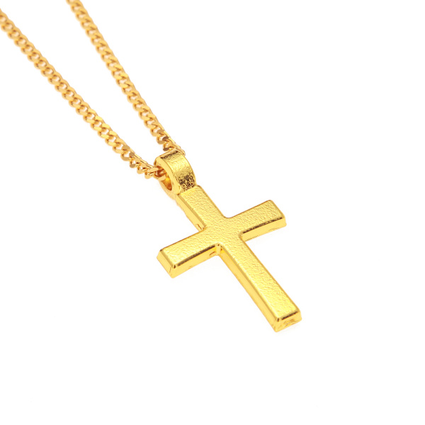 Exklusivt Slittåligt Kors Halsband Silver