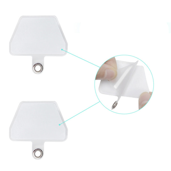 Praktisk Mobilholder/Halskjede Grå