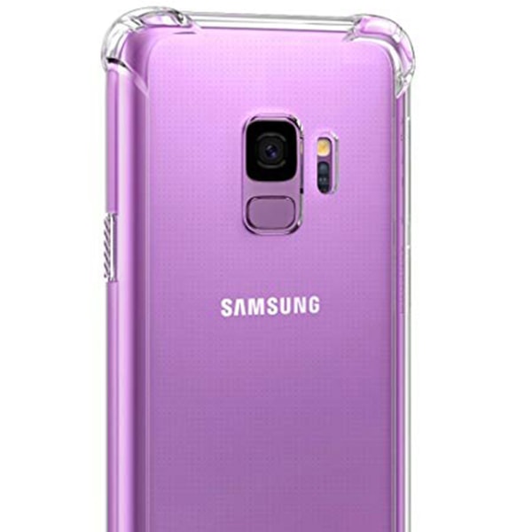 Samsung Galaxy S9 - Floveme's Skyddande Silikonskal Rosa/Lila