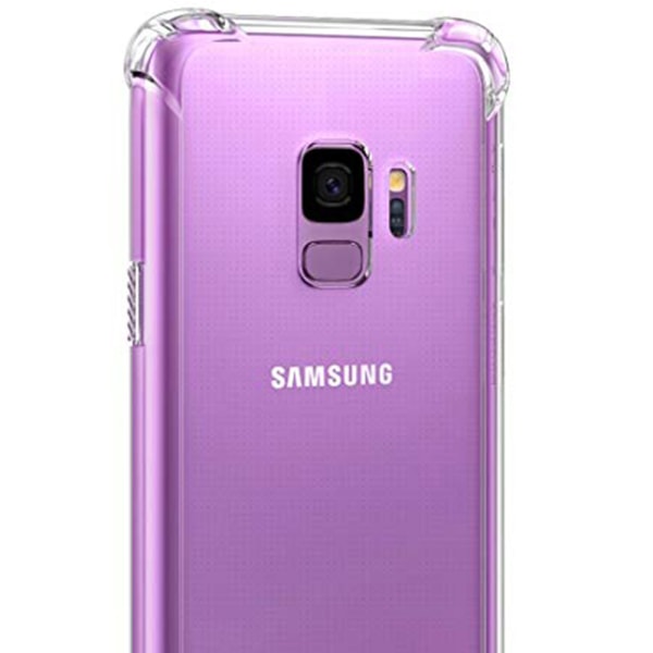 Samsung Galaxy S9 - Floveme's Skyddande Silikonskal Svart/Guld