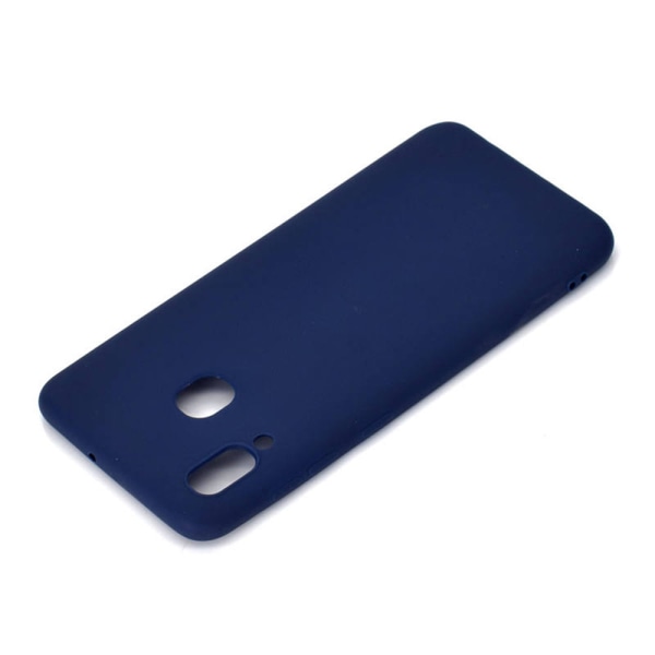 Iskuja vaimentava Nkobee silikonikotelo - Samsung Galaxy A40 Mörkblå