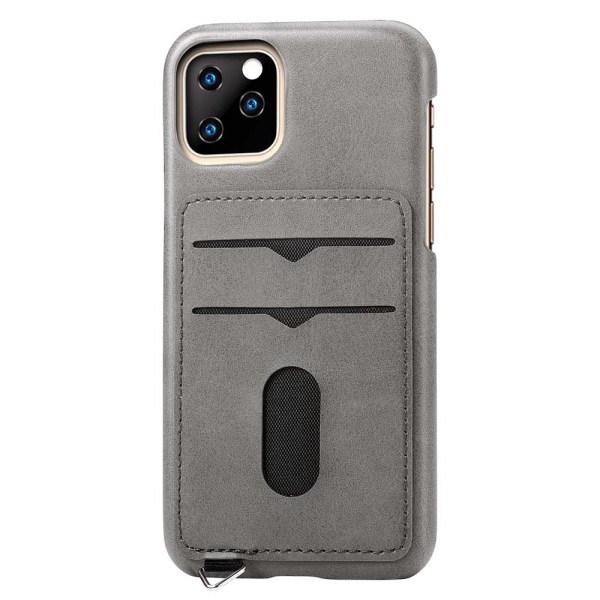 Suojaava korttikotelo - iPhone 11 Pro Max Mörkbrun