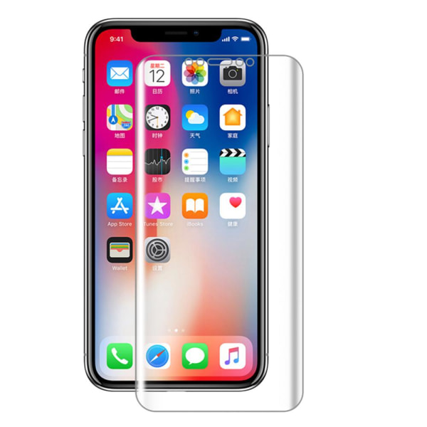 iPhone 12 Mini 3-PACK Blød formbar skærmbeskytter PET 9H 0,2 mm Transparent/Genomskinlig