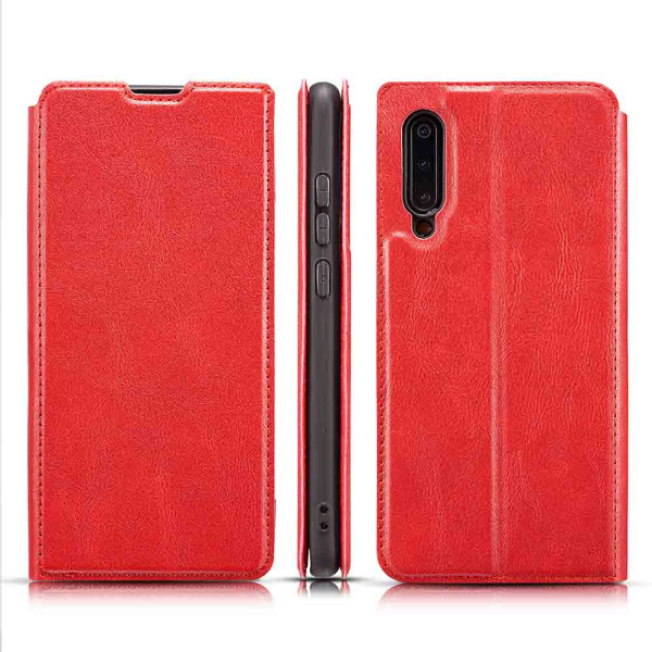 Eksklusivt lommebokdeksel - Samsung Galaxy A70 Röd