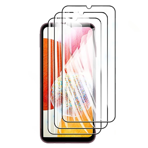 Keramiskt Skärmskydd HD 0,3mm till Samsung Galaxy A15 4G/5G Transparent, Svart Ram