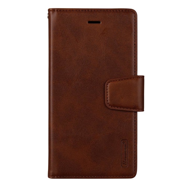 Stilig lommebokdeksel Dobbel funksjon - iPhone 8 Plus Brun