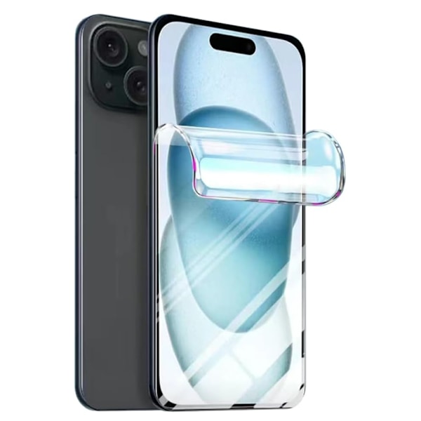 iPhone 15 hydrogel skärmskydd 2-pack