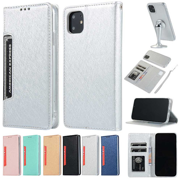 Professionelt Smooth Wallet Cover - iPhone 11 Pro Max Svart