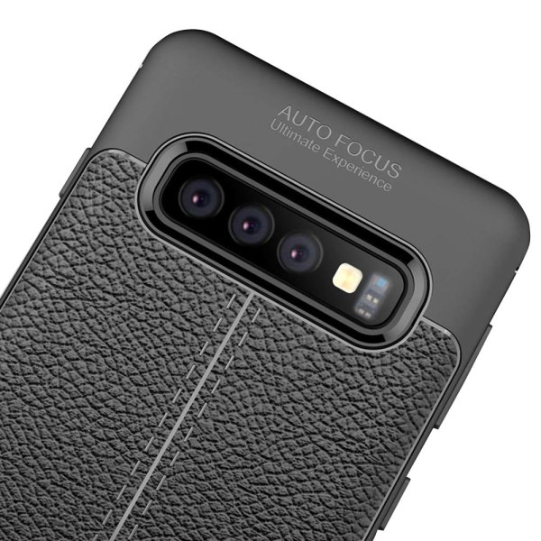 Cover - Samsung Galaxy S10+ Marinblå