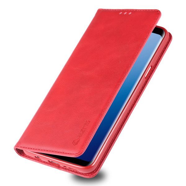 Samsung Galaxy S9 - Tyylikäs suojaava lompakkokotelo Röd