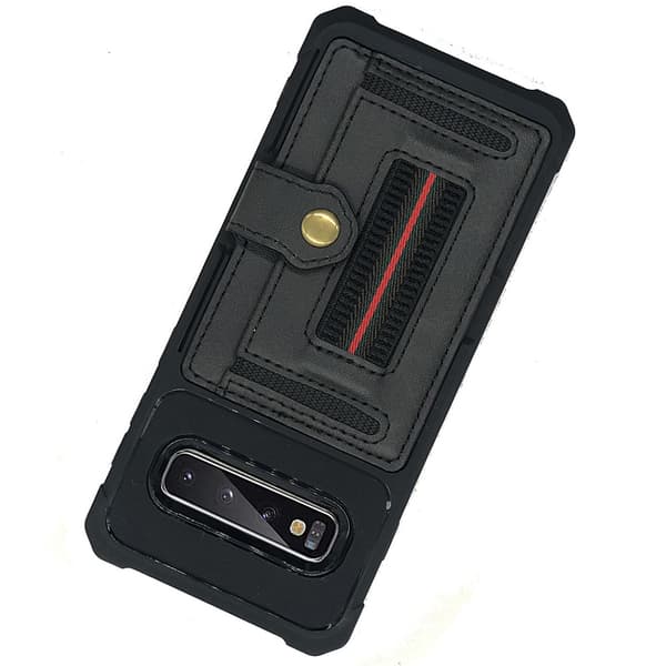 Samsung Galaxy S10 - Skal med Kortfack Blå