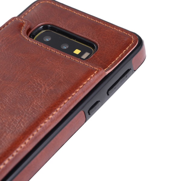 Samsung Galaxy S10e - Kansi lompakko-/korttilokerolla Svart
