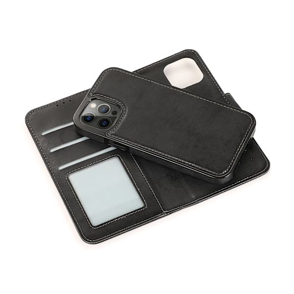 iPhone 15 Pro - Plånboksfodral i PU-läder med 3-kortfack Brown