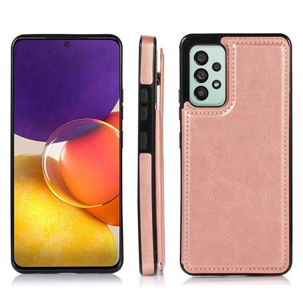 Stilfuldt cover med kortrum - Samsung Galaxy A33 5G Svart