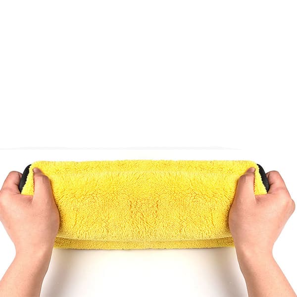 Microfiber Handduk Perfekt för bil m.m. Superabsorberande fibrer Gul 30*30 CM