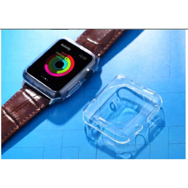Apple Watch 42mm - ProGuard Originalskal (Silikon) CRYSTAL Röd