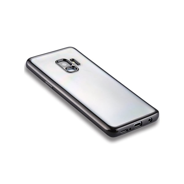 Elegant silikondeksel til Samsung Galaxy S9 (elektroplettert) Grå