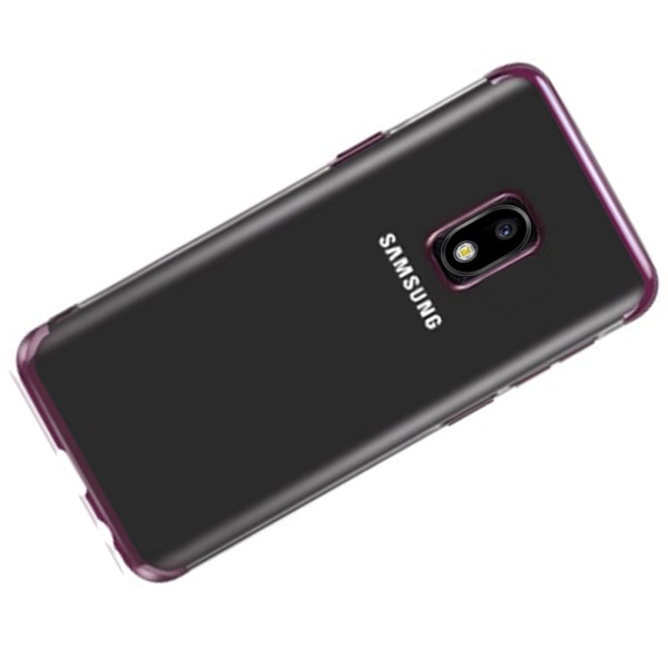 Samsung Galaxy J3 2017 - Ainutlaatuinen Floveme-silikonikotelo Blå