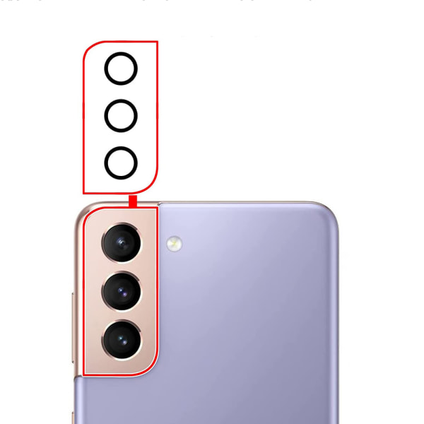 Bakre Kameralins Reservdel Samsung Galaxy S22 Transparent