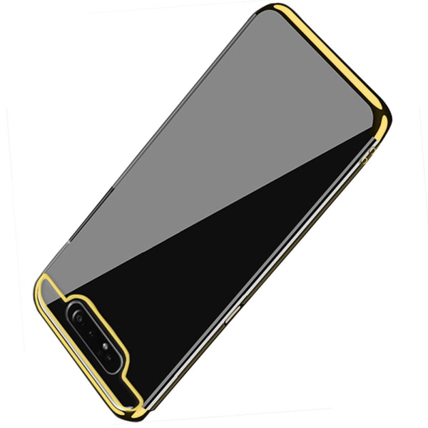 Samsung Galaxy A80 - Tyylikäs iskuja vaimentava silikonikotelo Röd