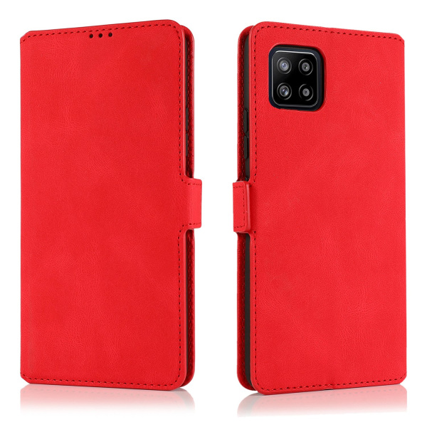 Gediget Plånboksfodral - Samsung Galaxy A22 5G Röd