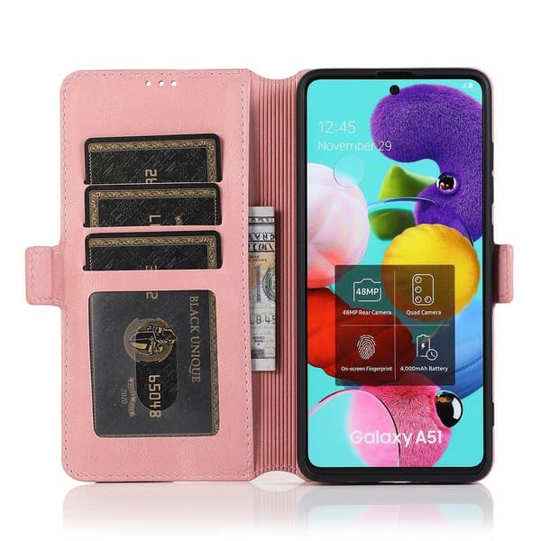 Professionellt Plånboksfodral (Floveme) - Samsung Galaxy A72 Röd