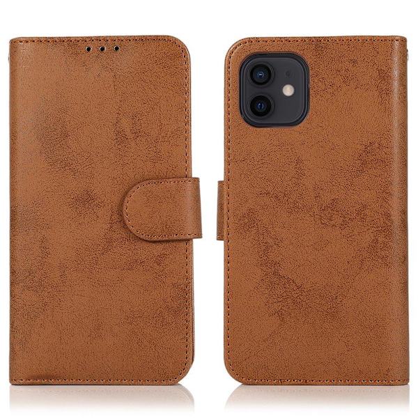 Smidigt Dubbelfunktions Plånboksfodral - iPhone 12 Mini Marinblå