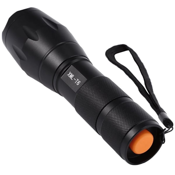 Ficklampa LED CREE XML T-6 3000 LUMENS Svart