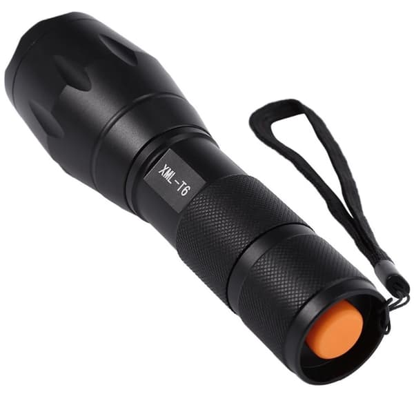 Ficklampa LED CREE XML T-6 3000 LUMENS Svart Svart