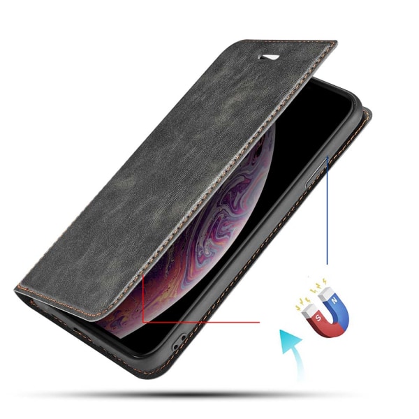 Beskyttende lommebokdeksel - iPhone X/XS Röd