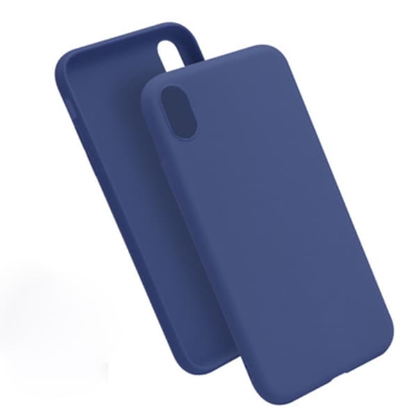 Tyylikäs silikonikuori iPhone XR:lle Svart
