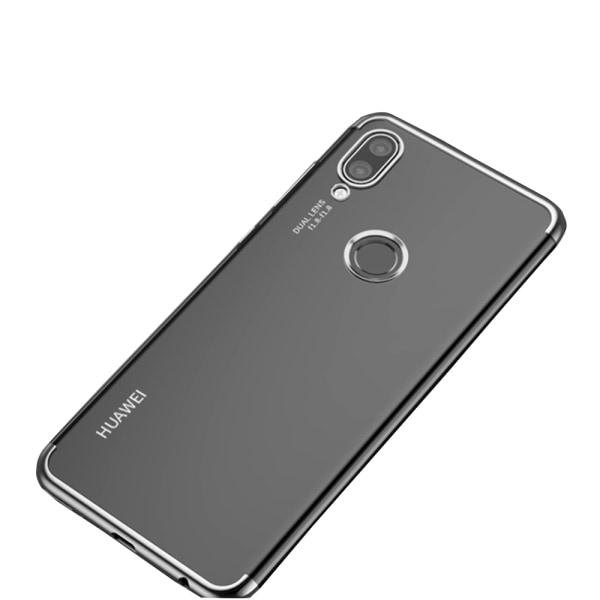 Tyylikäs suojakuori Huawei P20 Lite -puhelimelle (sähköpinnoitettu) Silver