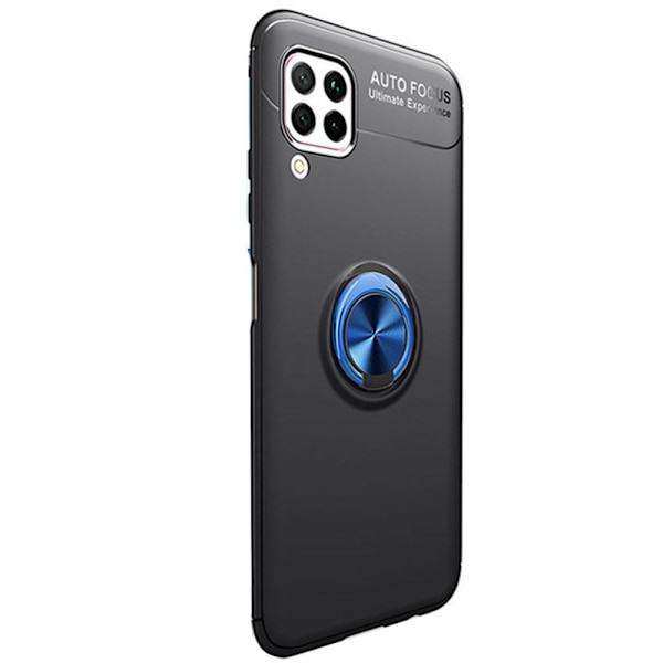 Praktiskt Skal med Ringhållare - Samsung Galaxy A42 Svart/Röd