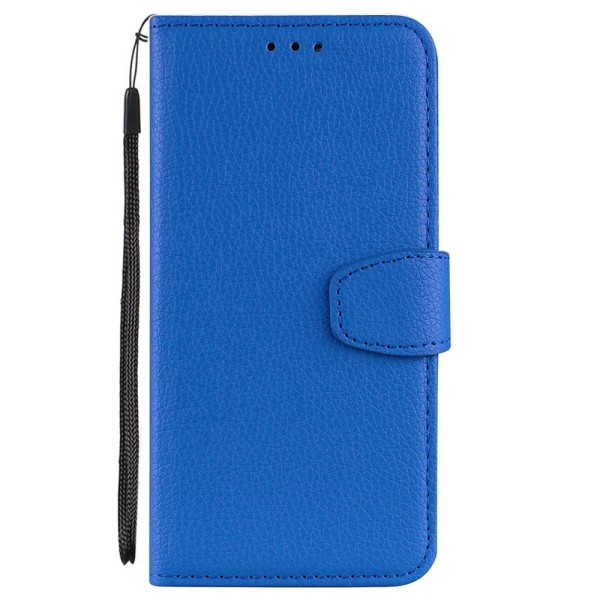 Huawei Honor 10 - Støtdempende lommebokveske i PU-skinn Blå