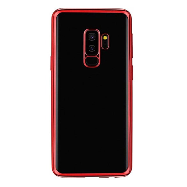Elegant silikondeksel til Samsung Galaxy A6 Plus (galvanisert) Röd