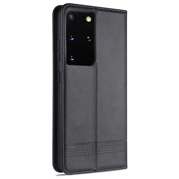 Smidigt (Yazunshi) Plånboksfodral - Samsung Galaxy S21 Ultra Mörkbrun