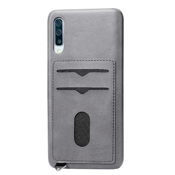 Samsung Galaxy A50 - Skyddande Skal med Korth�llare Rosaröd