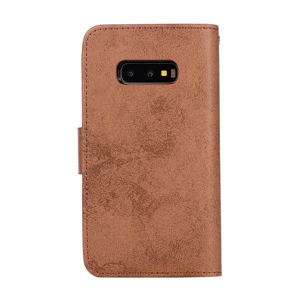 2 in 1 Smart Plånboksfodral - Samsung Galaxy S10e Brun