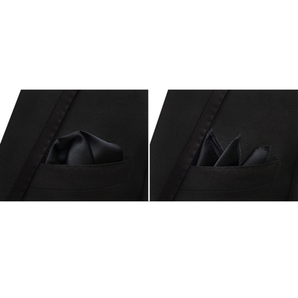 Stilsäker Pocket Square Kavaj Bröstnäsduk Grå