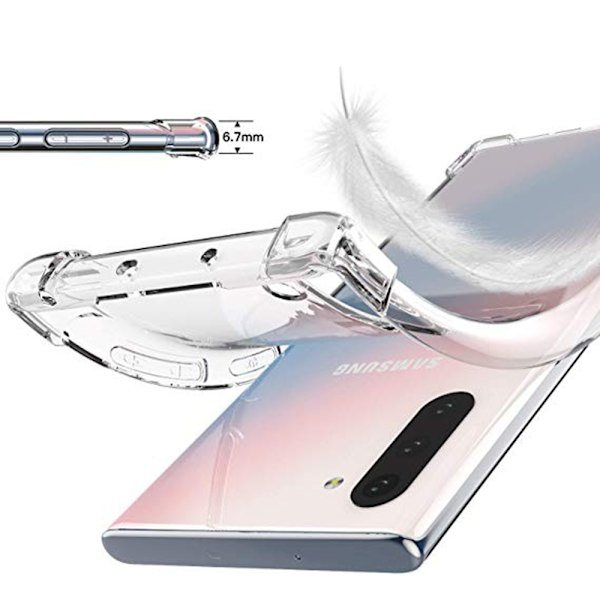 Samsung Galaxy Note10 - Silikonskal Transparent